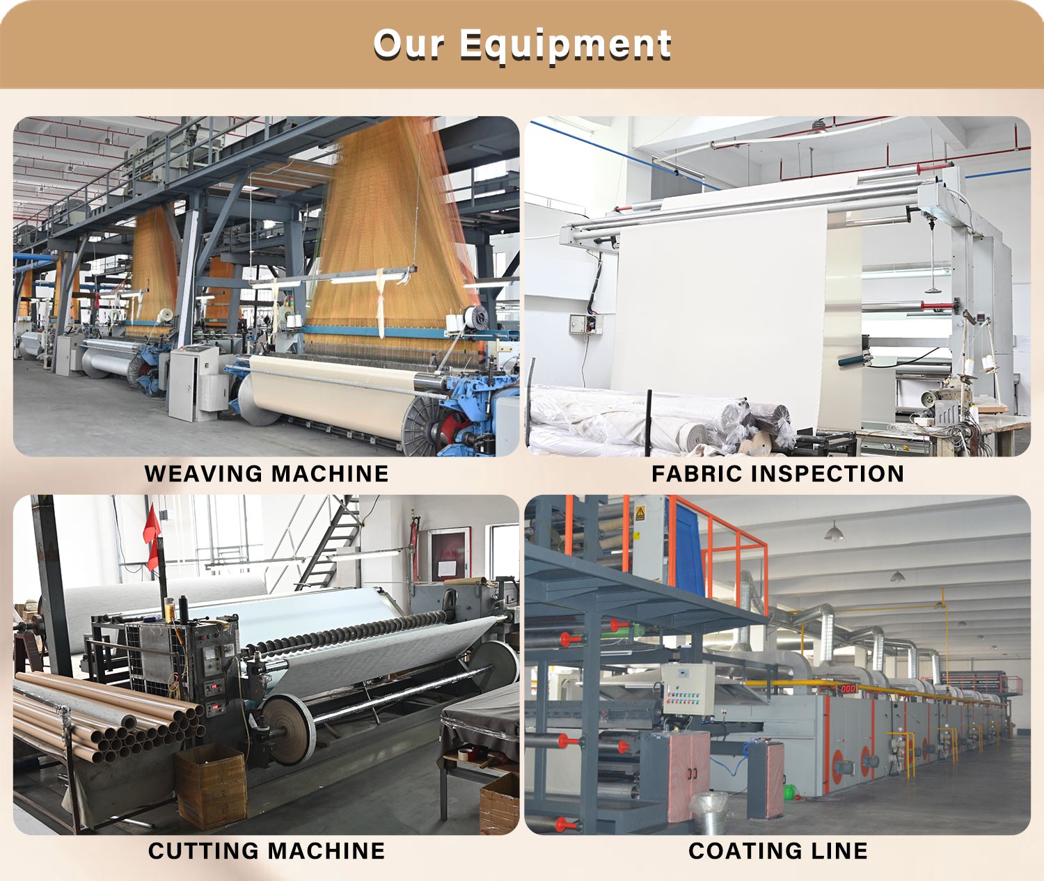 Our Equipment Our Equipment